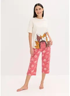 Capri pyžamo z čisté organické bavlny, bonprix