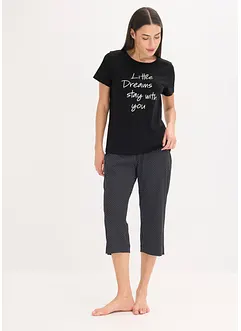 Capri pyžamo z čisté organické bavlny, bonprix