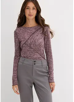 Triko s dlouhým rukávem, z měkké viskózové směsi, bonprix