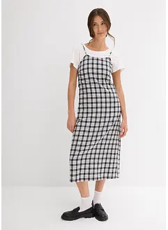 Flanelové šaty na ramínka, z čisté bavlny, bonprix