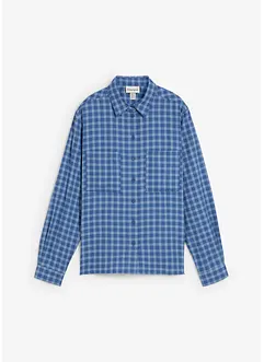 Kostkovaná halenka z čisté bavlny, bonprix