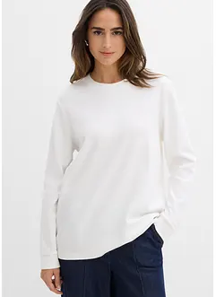 Tričko s dlouhým rukávem, z čisté organické bavlny, bonprix