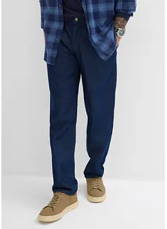 Džíny Loose Fit se sklady v pase, Straight, bonprix