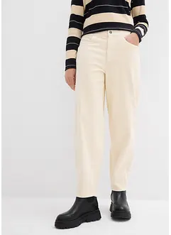 Manšestrové kalhoty se střihem Barrel, bonprix
