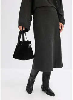 Áčková pletená sukně, bonprix