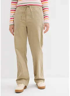 Manšestrové kalhoty ze směsi s bavlnou, bonprix