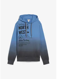 Mikina s kapucí z čisté bavlny, bonprix