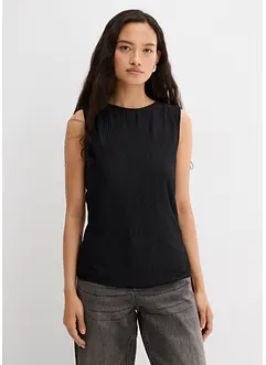 Top ze strukturovaného materiálu se zmačkanou úpravou, bonprix