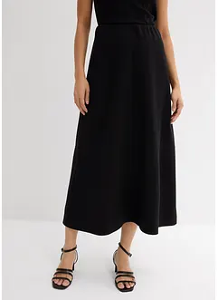 Midi sukně z pohodlného Punto di Roma, bonprix