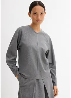 Tričko s dlouhým rukávem z pohodlného Punto di Roma, bonprix