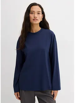 Dlouhé triko ze splývavého materiálu, bonprix