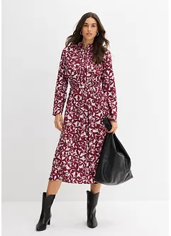 Košilové šaty ze splývavé viskózy, bonprix