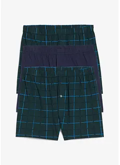 Volné žerzejové boxerky z měkké bavlny (3 ks v balení), bonprix