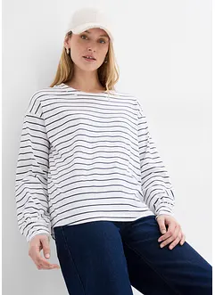 Triko s dlouhým rukávem, z čisté organické bavlny, bonprix