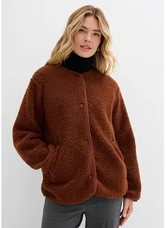 Bunda z medvídkového flísu, bonprix