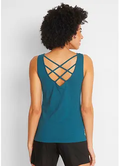 Žerzejový top z čisté organické bavlny, bonprix