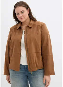 Bunda z umělé velurové kůže, bonprix