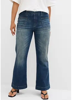 Džíny do zvonu, Mid Waist, bonprix