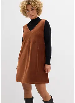 Šaty s laclem, ze žerzejového manšestru, bonprix