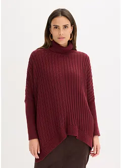Oversize svetr ve stylu ponča, bonprix