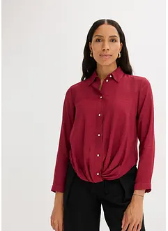 Halenka se zavinovacím detailem, ze strukturovaného materiálu, bonprix