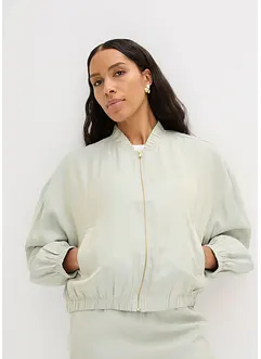 Bluzon z lesklého materiálu, bonprix