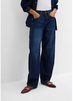 Balonové džíny, Mid Waist, Super Soft, bonprix
