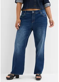 Džíny Straight, Mid Waist, bonprix