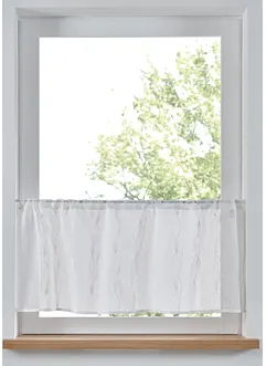 Vitrážková záclona s vlnkovou výšivkou, bonprix