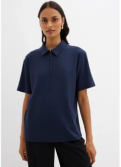 Triko polo z viskózové směsi, bonprix