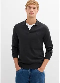 Svetr z jemného úpletu s čistou bavlnou, bonprix