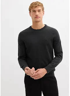 Svetr z jemného úpletu s čistou bavlnou, bonprix