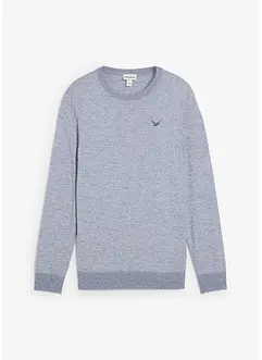 Svetr z jemného úpletu s čistou bavlnou, bonprix