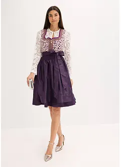 Kroj Dirndl s vyšívanou zástěrou (2dílná souprava), bonprix