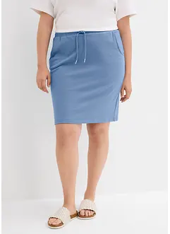 Tepláková sukně s kapsami, bonprix