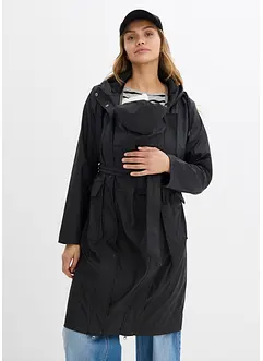 Těhotenský a nosicí kabát 3 v 1, větru a voděodolný, se dvěma vsadkami, bonprix