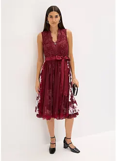 Kroj ve stylu dirndl, s výšivkou a sametovou sukní (2dílná souprava), bonprix