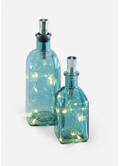 Dekorativní LED objekt láhve (2dílná sada), bonprix