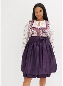 Kroj Dirndl s vyšívanou zástěrou (2dílná souprava), bonprix