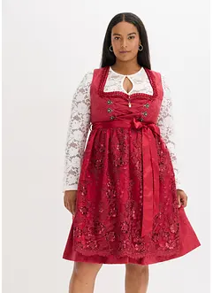 Dirndl se zástěrou s flitry (2dílná souprava), bonprix