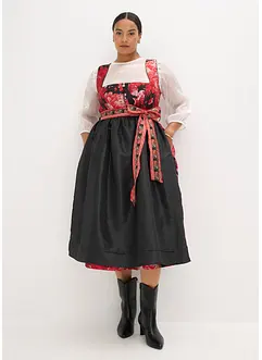 Kroj Dirndl s vyšívanou zástěrou (2dílná souprava), bonprix