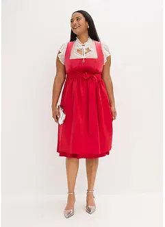 Kroj Dirndl se sametem, v délce midi (2dílná souprava), bonprix