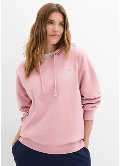 Mikina s kapucí, z čisté bavlny, bonprix