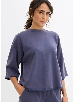 Oversize mikina z měkké bavlněné směsi, bonprix