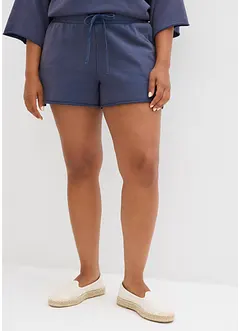 Teplákové šortky z měkké bavlněné směsi, bonprix
