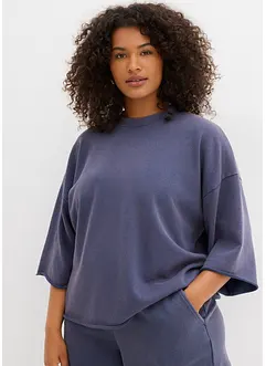 Oversize mikina z měkké bavlněné směsi, bonprix