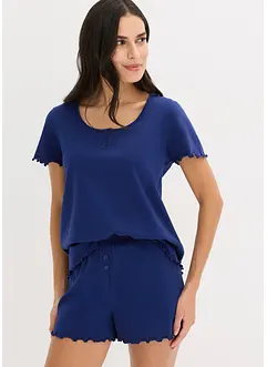 Krátké pyžamo s knoflíkovou lištou, bonprix