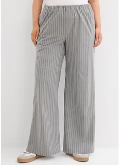 Kalhoty bez zapínání, ze splývavého materiálu, bonprix