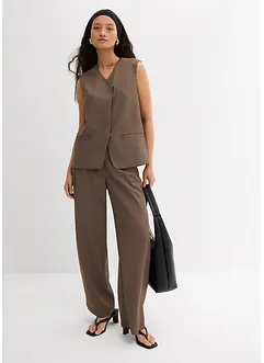 Dlouhá vesta s keprovou strukturou, bonprix