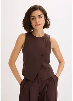 Vesta s asymterickou knoflíkovou légou, bonprix